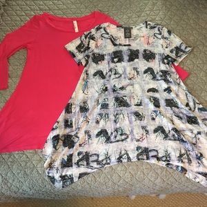 Two pair Women's dress tops